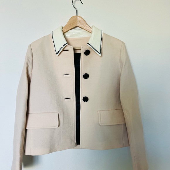 Miu Miu Sequin-embellished Cady Jacket - Picture 11 of 13